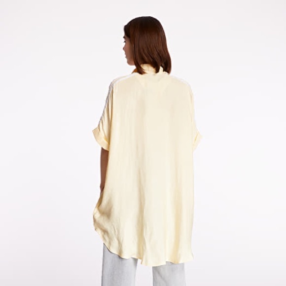 Adidas originals Satin Yellow Button-Up Shirt Dress - Picture 3 of 9